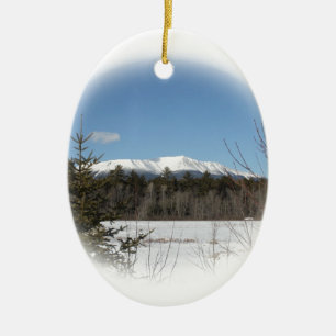 Winter bei Katahdin Keramikornament