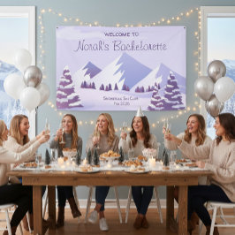 Winter Berg Junggesellinnen-Wochenende Maßgeschnei Banner