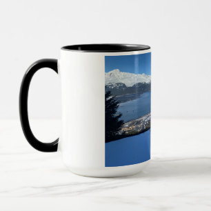 Winter-Bergblick Tasse