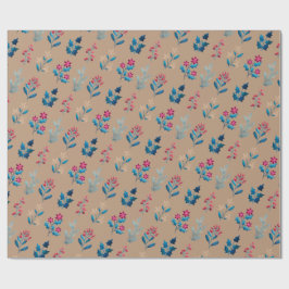 Winter berries and greenery Wrapping Paper roll Geschenkpapier