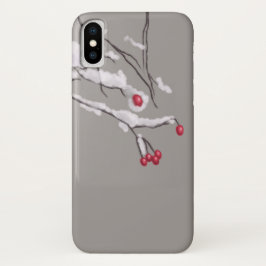 Winter Berries Branchen im Schnee bedeckt Case-Mate iPhone Hülle
