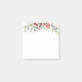 Winter Berries Greenerity Foliage Hochzeit Weihnac Post-it Klebezettel