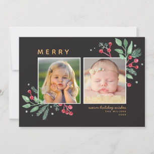 Winter Berries Greenery Frohe Weihnachten 2-Foto