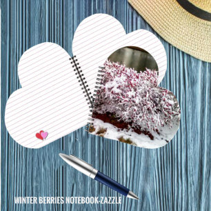 Winter Berries SpiralNotebook Notizbuch