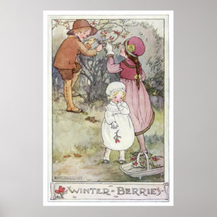Winter Berries von Anne Anderson Poster