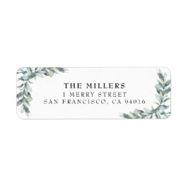 Winter Berries Weihnachtsfeiertage Address Labels