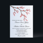 Winter Berry Branch Wedding Einladung<br><div class="desc">© 2012 Sozialite Designs. Schöner Rotberry Zweig vor einem sanften Winter blauen Hintergrund Hochzeitseinladung. Ideal für die Paare,  die während der Wintersaison ihre Hochzeit feiern. Wenn Sie zusätzliche Hochzeitsartikel mit diesem Design benötigen oder wenn Sie Änderungen wünschen,  zögern Sie bitte nicht,  mich zu kontaktieren.</div>