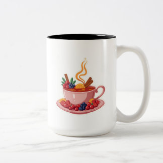 Winter Berry Tea Zweifarbige Tasse