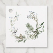Winter Berry Wreath Fevor Tags
