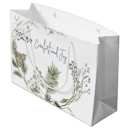 Winter Berry Wreath Große Geschenktüte