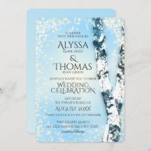 Winter Birch Wedding