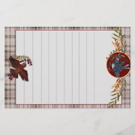 Winter Birds Stationery Briefpapier