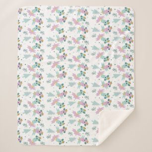 Winter Birds Weihnachtsbaume Iceberg Doodles Sherpadecke