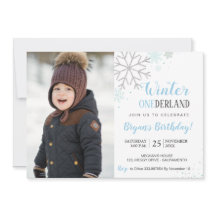 Winter Birthday wonederland Foto
