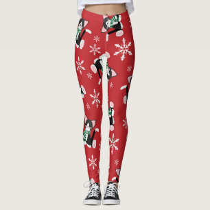 Winter Black Kitty Leggings