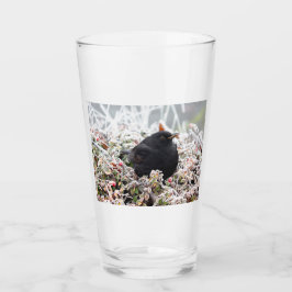 Winter Blackbird Glas