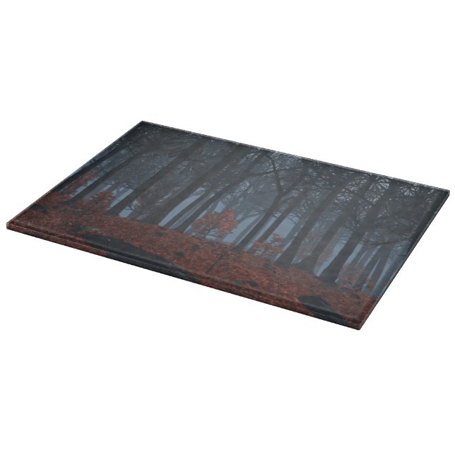Winter Blätter Cutting Board Schneidebrett (Ecke)