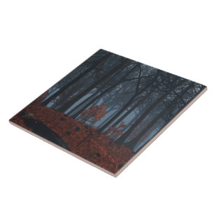 Winter Blätter Dekorative Tile / Trivet Fliese