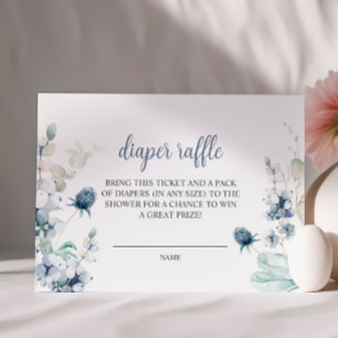 Winter-Blätter Kinderdusche Windelwaschmaschine Begleitkarte