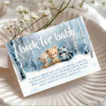 Winter-Blau-Baby-Shower-Buchwunsch