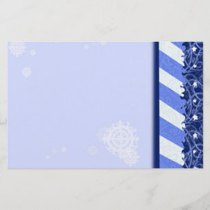 Winter-Blau Briefpapier