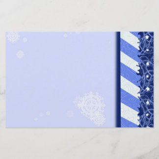 Winter-Blau Briefpapier