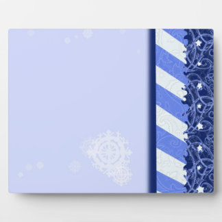 Winter-Blau Fotoplatte