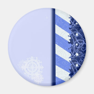 Winter-Blau Magnet