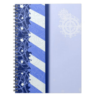 Winter-Blau Notizblock