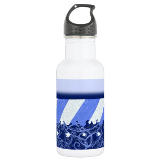 Winter-Blau Trinkflasche