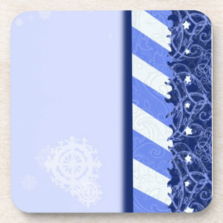 Winter-Blau Untersetzer