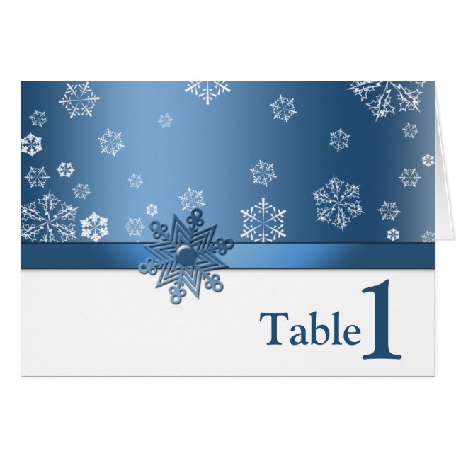 Winter-blaue u. weiße (Vorderseite (Horizontal))
