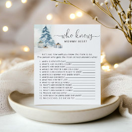 Winter blauer Wald Wer das beste Spiel der Mama ke