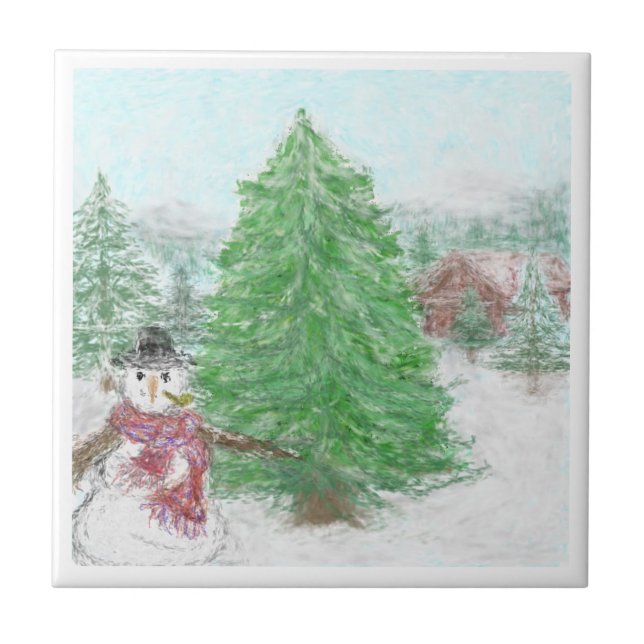 /Winter Bliss Fliese (Vorderseite)