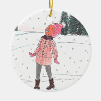 Winter Bliss Keramik Ornament