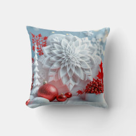 Winter Blossom Composition Kissen