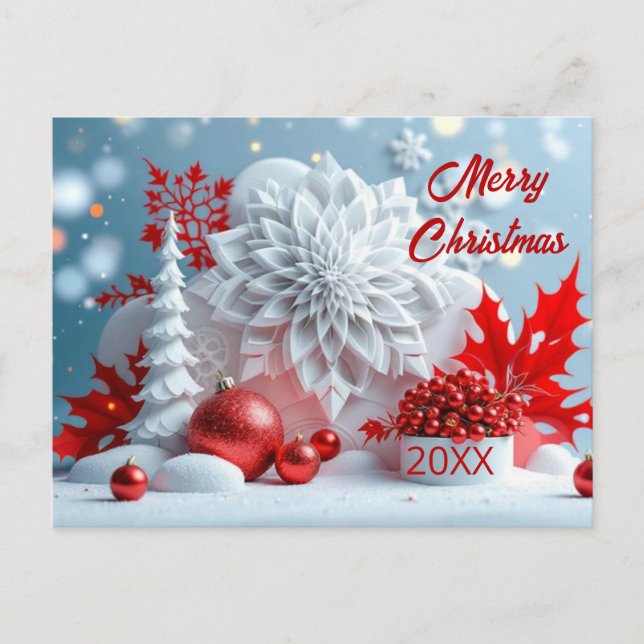 Winter Blossom Composition Postkarte (Vorderseite)