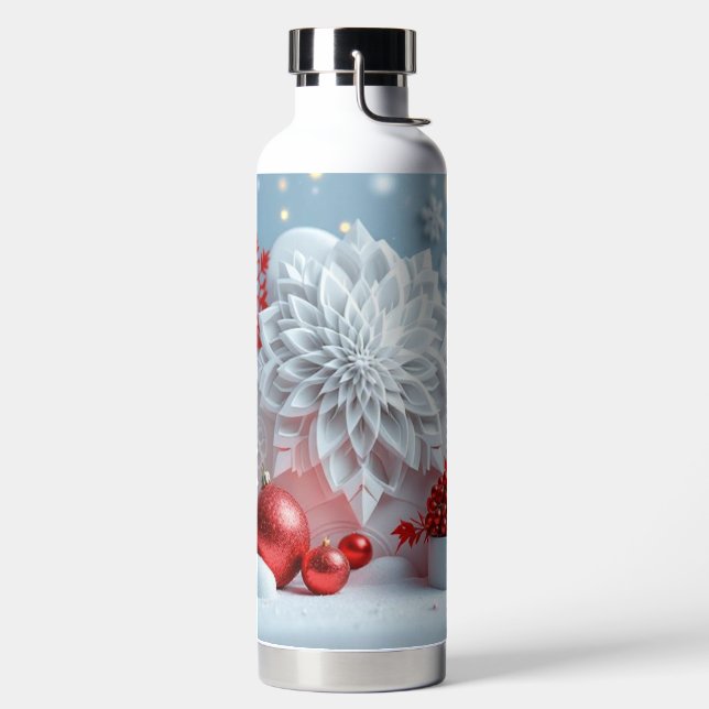 Winter Blossom Composition Trinkflasche (links)