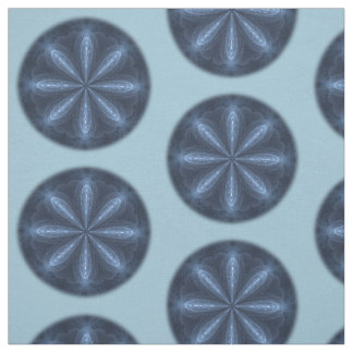 Winter Blossom Kaleidoscope Mandala Stoff