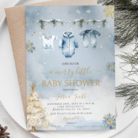 Winter Blue Baby Kleidung Es ist eine Baby-Dusche