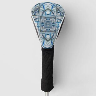 Winter Blue Crystal Pattern Golf Head Cover Headcover