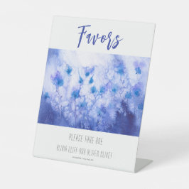 Winter Blue Garden Favoriten Sockelschild