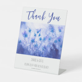 Winter Blue Garden Karten und Geschenke Sockelschild