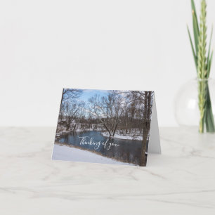 Winter Blue James River Denken Sie an Ihre Karte