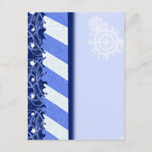 Winter Blue Postkarte