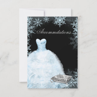 Winter Blue Snowflake 16 . Geburtstag Party Einladung