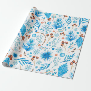 Winter-Blues-Geschenkpapier Geschenkpapier