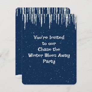 Winter-Blues-Party Einladung
