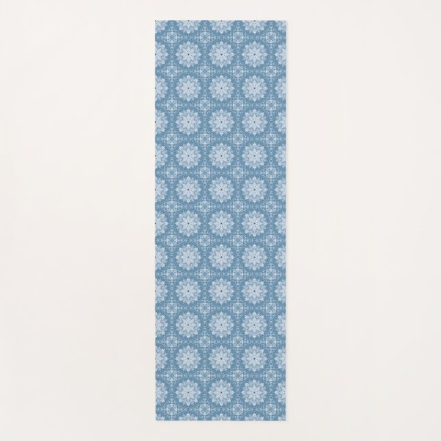 Winter-Blues Yogamatte (Vorderseite)