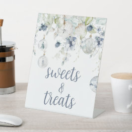 Winter Blume Dusche Süßigkeiten & Leckereien Sockelschild